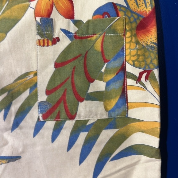 Women’s CoCo Shop Antigua High Waisted Tropical Print Drawstring Shorts Size L - Picture 5 of 6